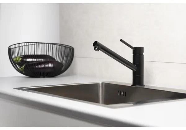 Baterie de chiuvetă KFA Armatura 6533-915-81 ANDRA alamă/negru mat