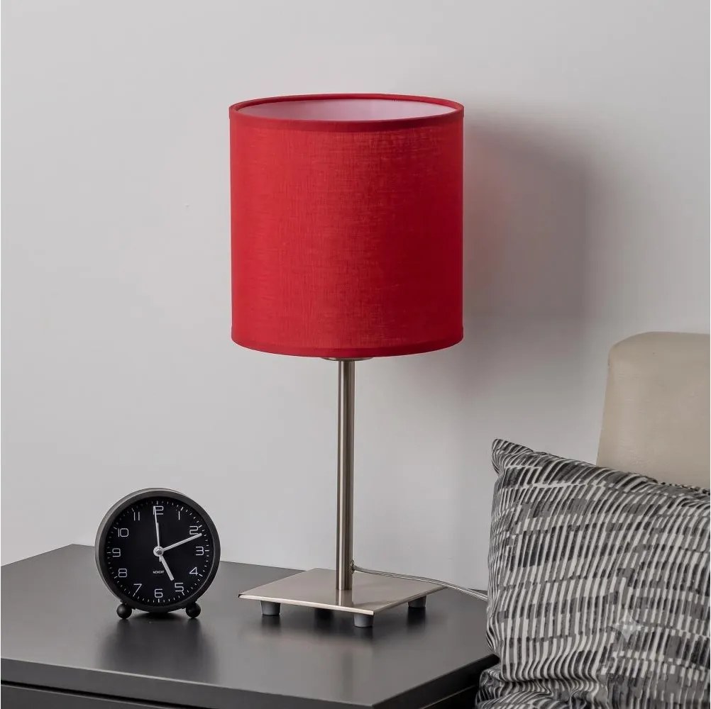 Brilagi - Lampă de masă LED NUBILA 1xE27/60W/230V roșie