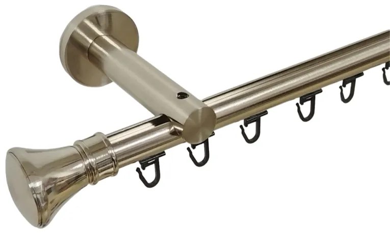 Galerie SIMPLA PRINDERE PERETE TEAVA PROFIL 19 MM -PRINCE- INOX (Alege marime: 120 cm)