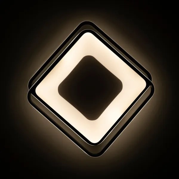 BRILAGI - plafonieră LED dimmabilă FLARE LED/102W/230V 50x50 cm neagră + telecomandă