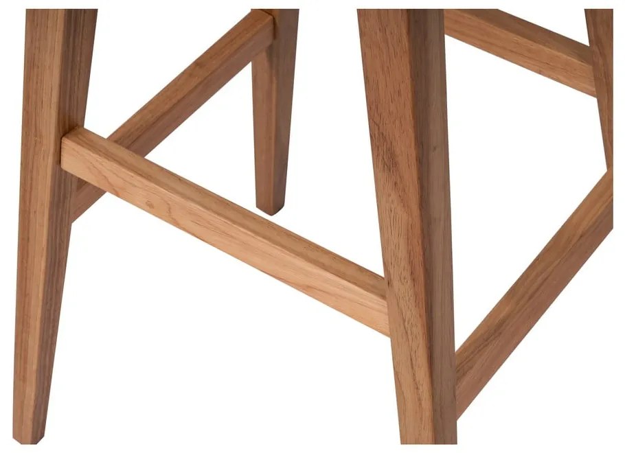 Scaun de bar în culoare naturală din lemn de arbore de cauciuc (înălțime șezut 75 cm) Club – Bonami Essentials