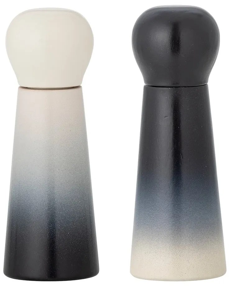 Râșnițe albe/albastre 2 buc. din lemn Hyman – Bloomingville