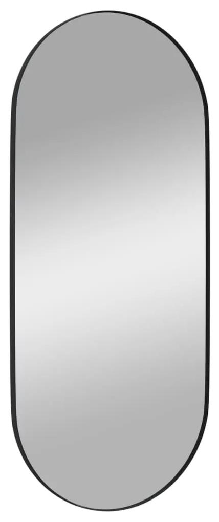 Oglinda de perete, negru, 40x90 cm, ovala 1, Negru, 40 x 90 cm