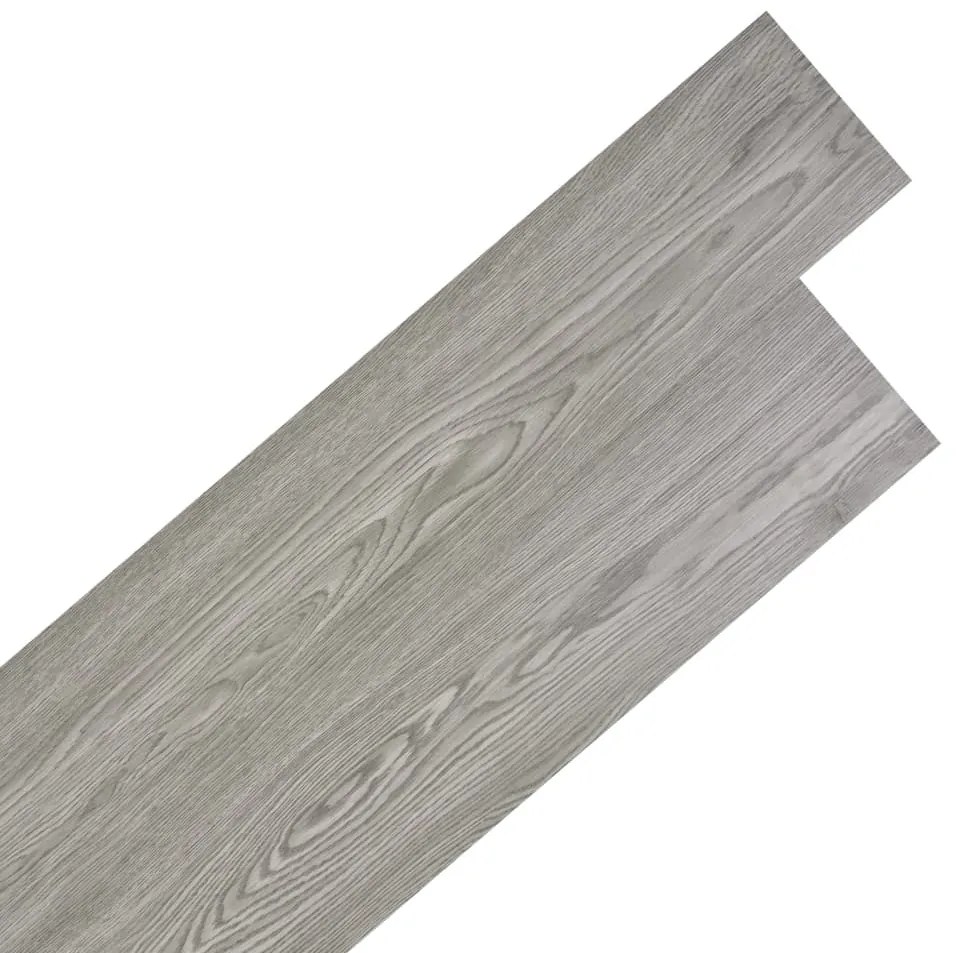 245176 vidaXL Plăci de pardoseală autoadezive, gri închis, 5,02 m², 2 mm, PVC