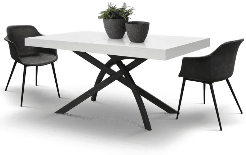 Scaun tip fotoliu River ,structura metalica ,piele ecologica - GRI ANTRACIT