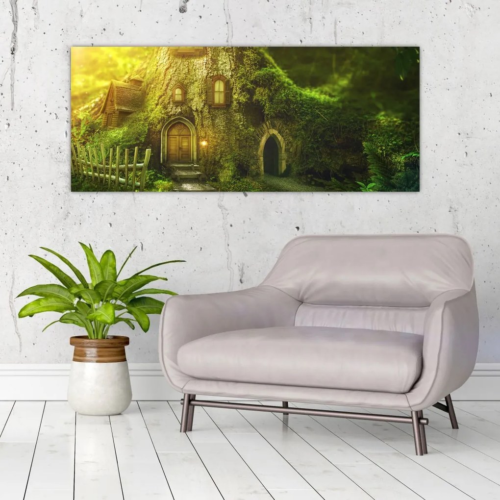 Tablou - Pădure de poveste (120x50 cm)