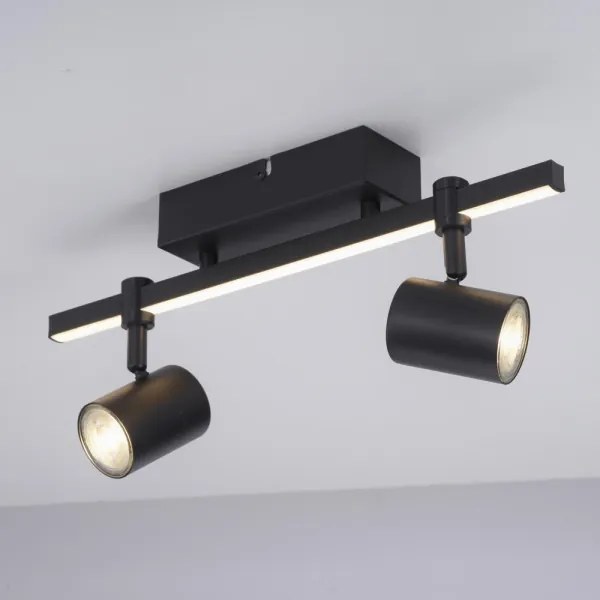 Paul Neuhaus 6524-18 - Spot LED BARIK 2xGU10/4,5W/230V + LED/5W