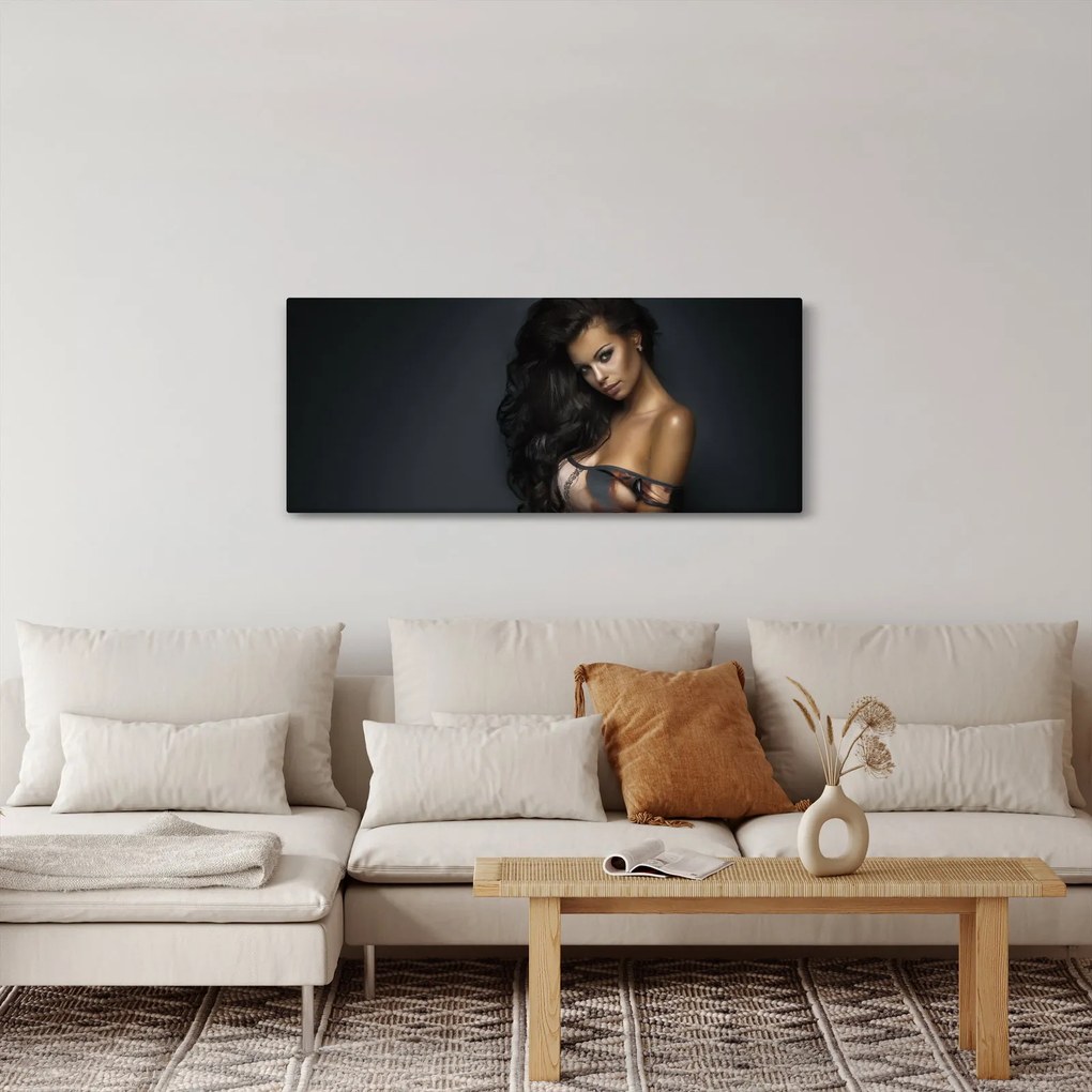 Tablou - Portretul unei femei seducătoare (120x50 cm)