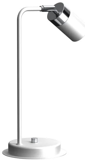 Lampă de masă JOKER 1xGU10/25W/230V albă/crom lucios