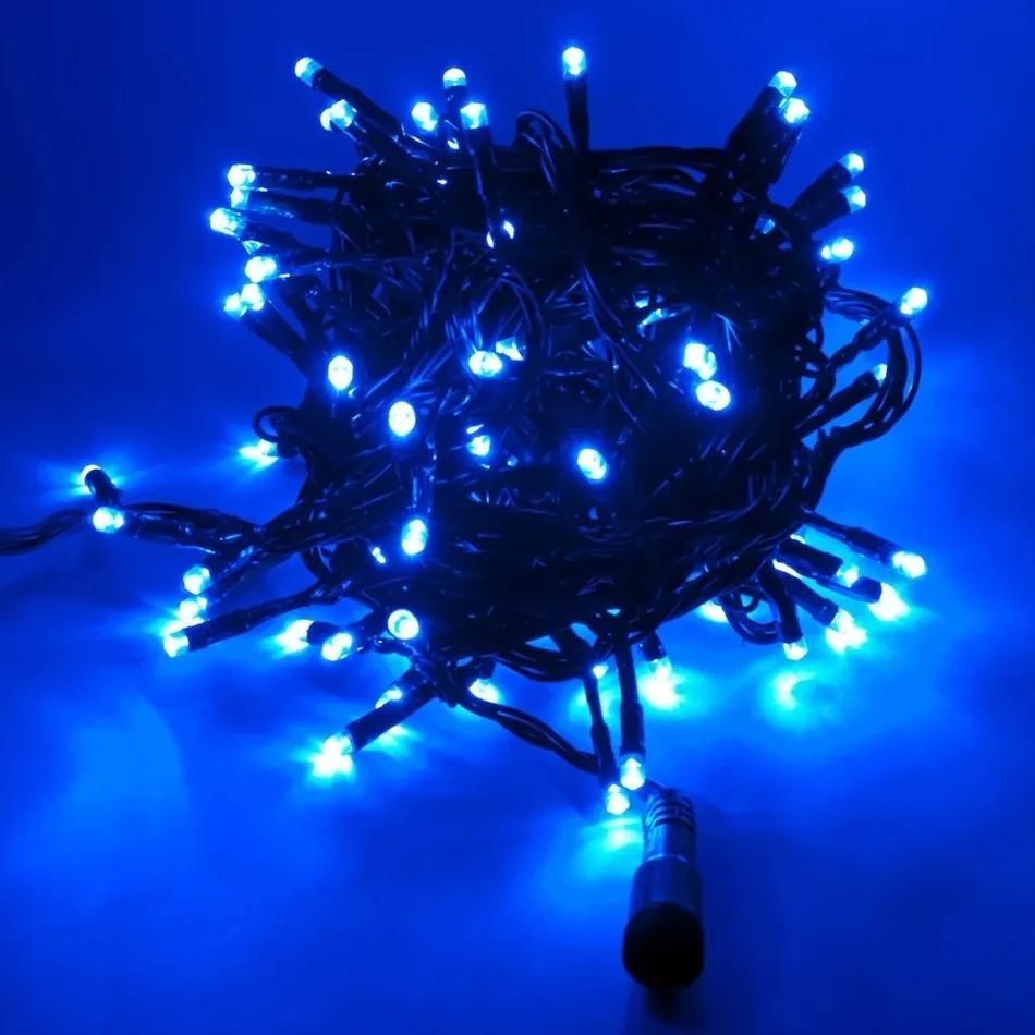 decoLED LED instalație șirag lumini Crăciun- 4 m, 32 diode albastre
