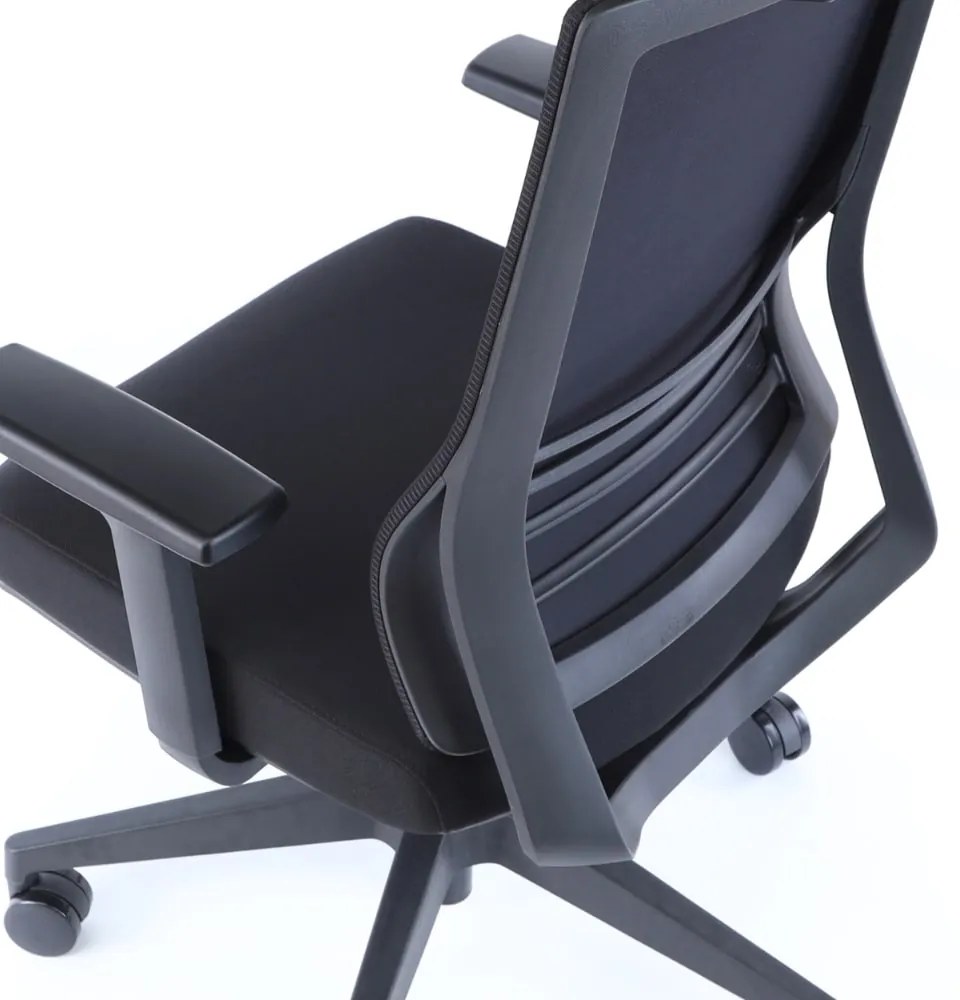Scaun de birou Claudio 1 + 1 GRATUIT, negru