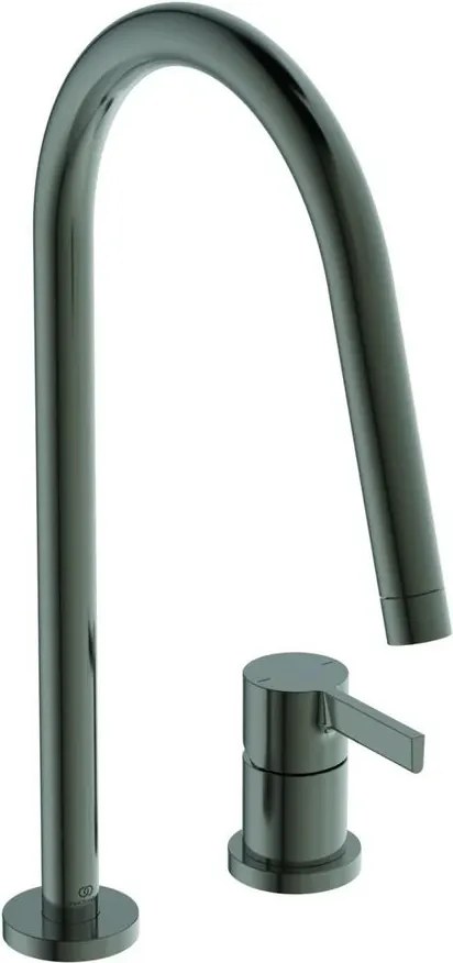 Baterie bucatarie Ideal Standard Gusto 218 gri Magnetic Grey 2 elemente