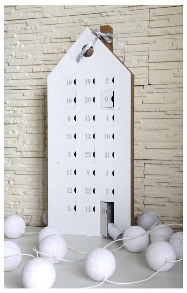 Calendar advent cu detalii argintii Unlimited Design for kids