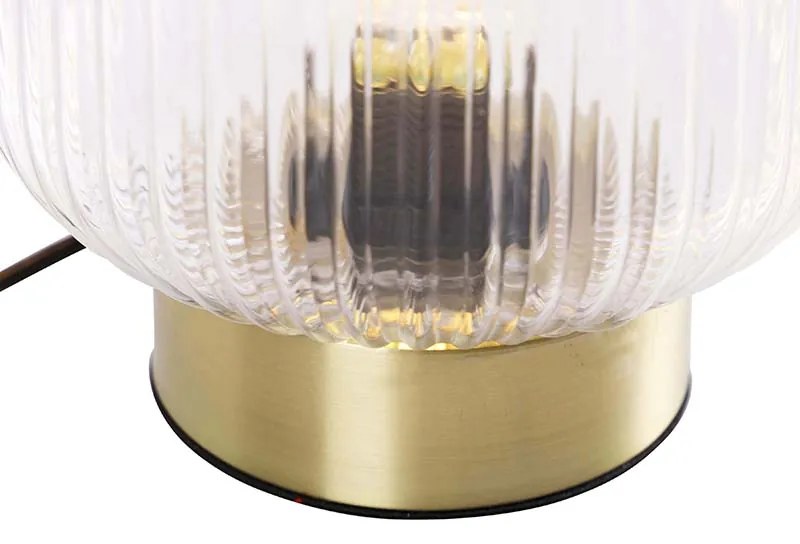 Lampă de masă Art Deco din alamă - Karel