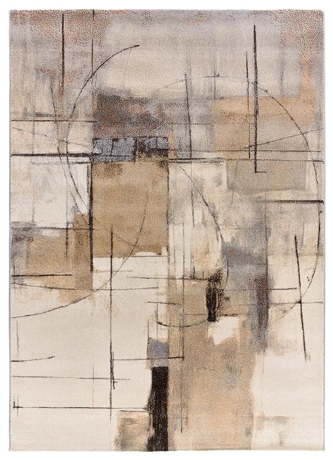 Covor gri-bej 133x190 cm Beruti – Universal