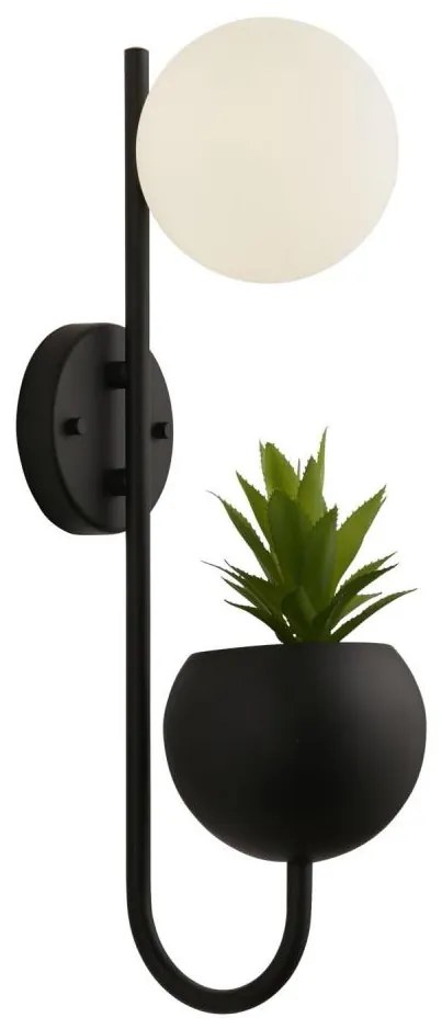 Searchlight 61220BK - Aplică de perete LUNAR 1xG9/4W/230V