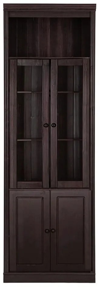 Vitrină maro din lemn de pin 74x223 cm Anita – Støraa