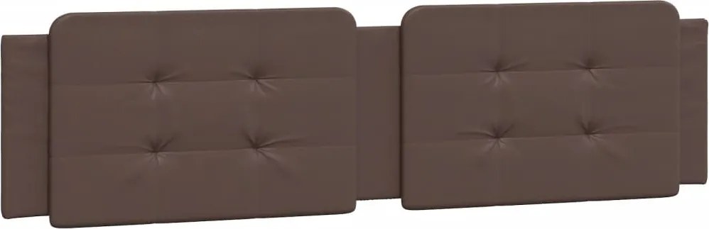 vidaXL Pernă pentru tăblie pat, Zadar, maro, 200 cm, piele artificială