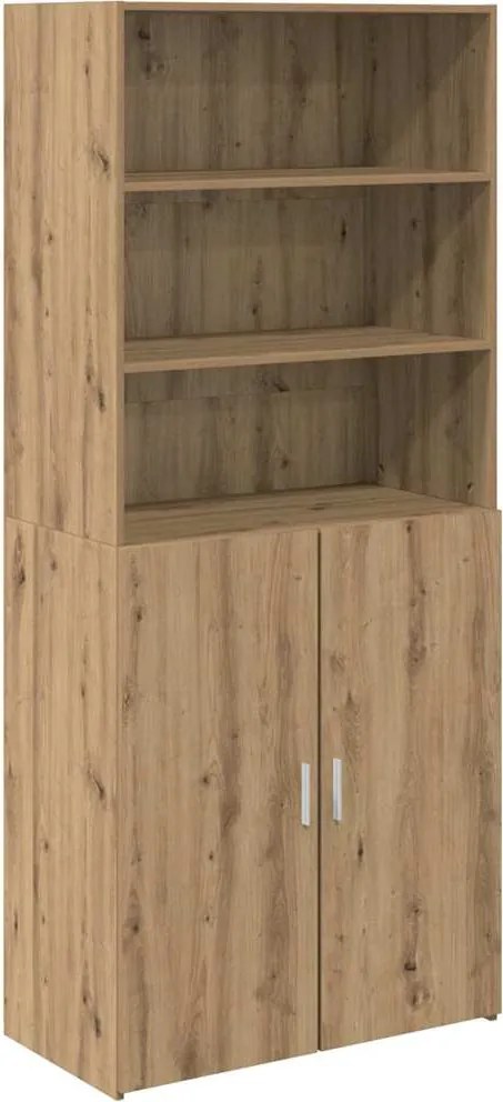 vidaXL Bufet Stejar Artizanal 80 x 42,5 x 185 cm Lemn compozit