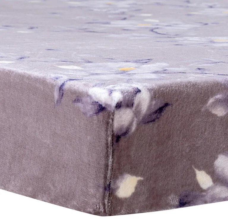 Cearceaf cu elastic din micropluș DAGMAR 180 x 200 cm