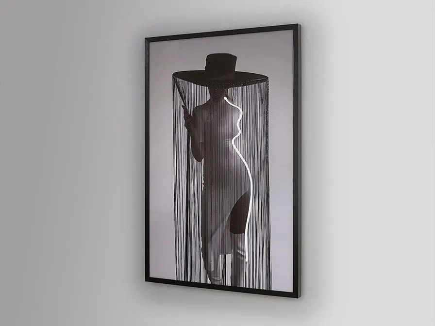 Tablou de perete decorativ cu iluminat Diva