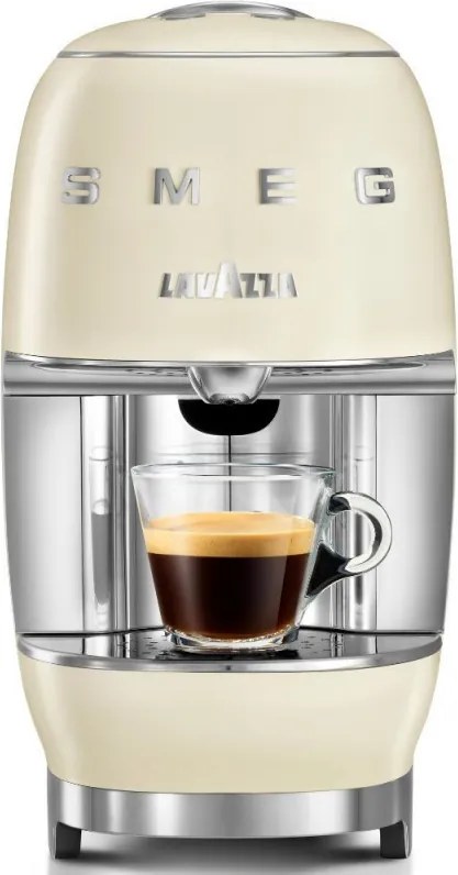 Espressor cu capsule SMEG Lavazza A Modo Mio LM200, 1250 W, 10 bar, 0,9 l, Incalzire rapida, Crem