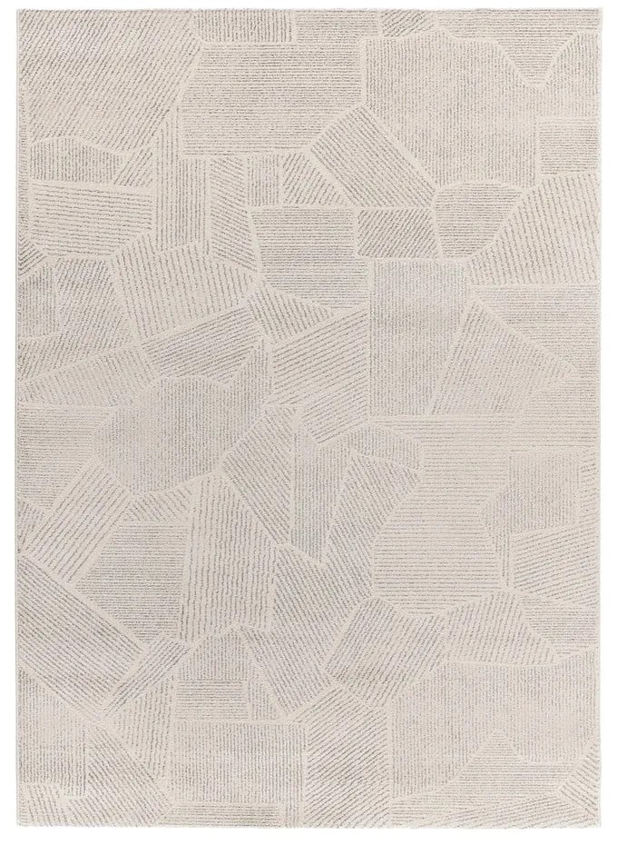 Covor gri deschis-crem 133x190 cm Porto – Universal