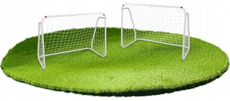 Poartă de fotbal Aldotrade 124 x 96 x 61 cm , set de 2 buc.