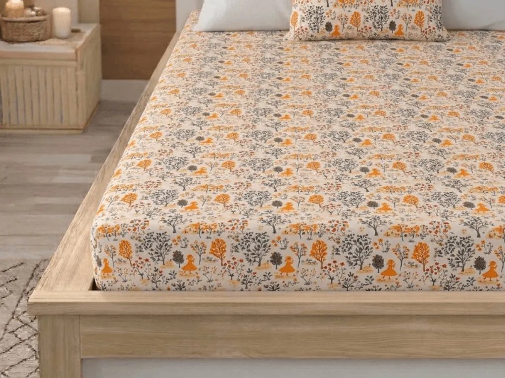 Cearsaf din microfibra GOLDEN VILLAGE colorat 180x200 cm