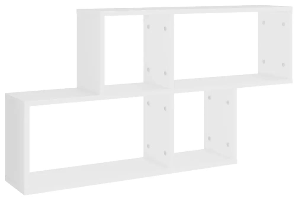 807160 vidaXL Raft de perete, alb, 100x18x53 cm, lemn prelucrat