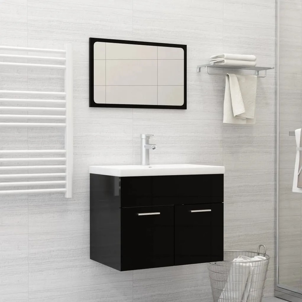 Chiuveta incorporata cu robinet, alb, 61x39x18 cm, ceramica 61 x 39 x 18 cm