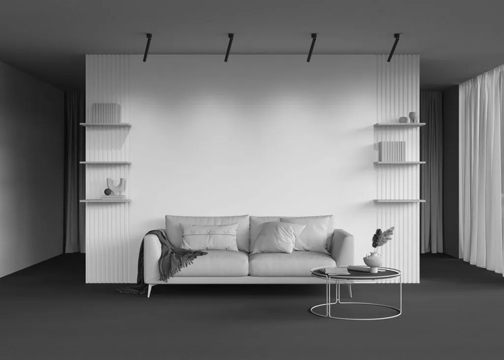 Spot LED aplicat directionabil stil minimalist Focus T negru
