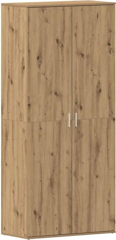 vidaXL Dulap pentru pantofi cu raft Stejar Artizanal 80 x 39 x 178 cm