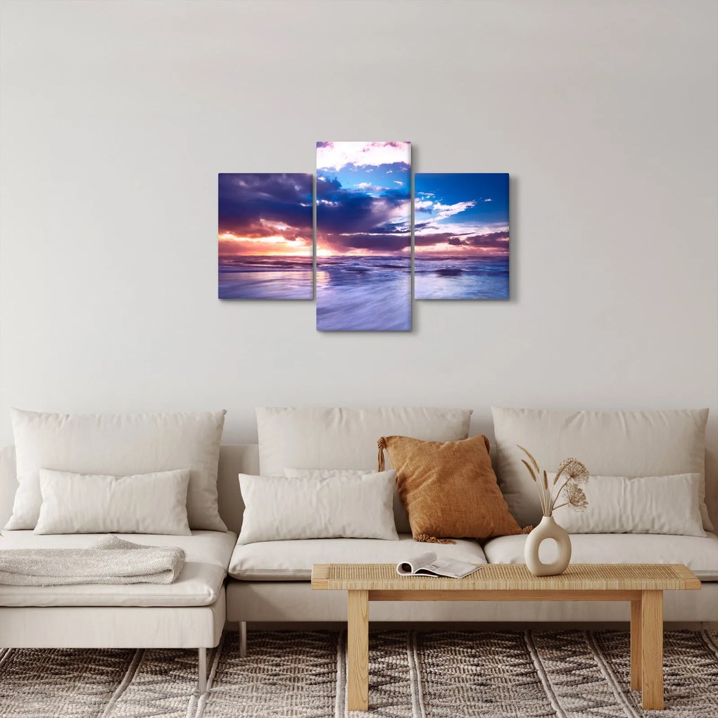 Tablou - Apus de soare la mare (90x60 cm)
