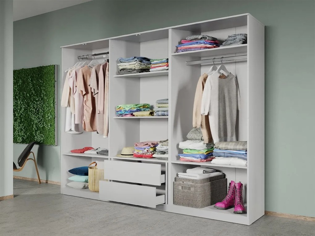 Set mobila dormitor 4 piese Alb Adapto C14