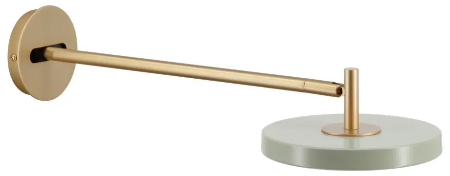 Aplică de perete verde-deschis LED cu intensitate reglabilă ø 15 cm Asteria Wall Long – UMAGE