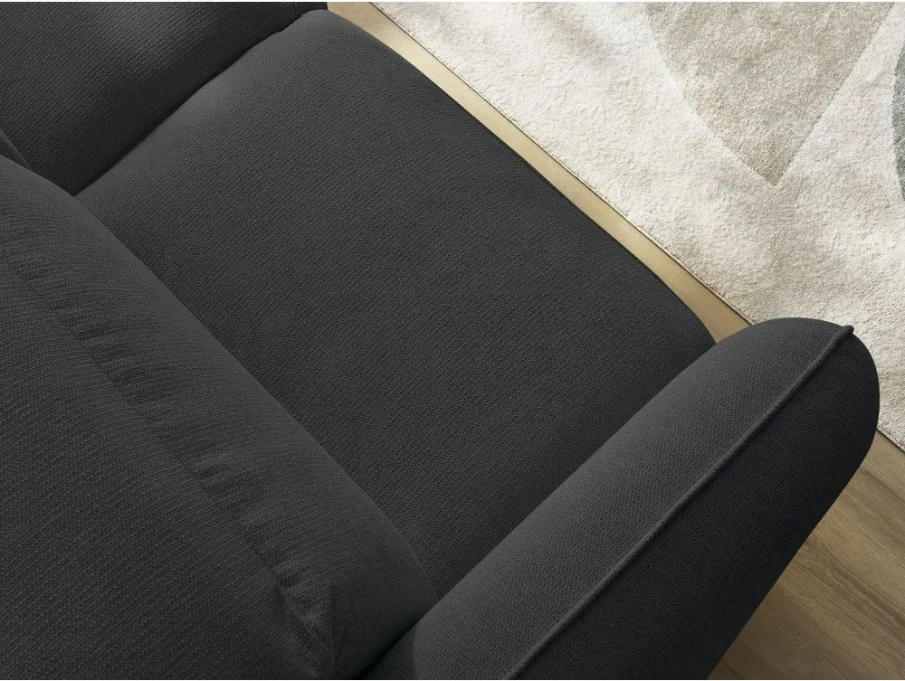 Canapea neagră 236 cm Achille – Bobochic Paris