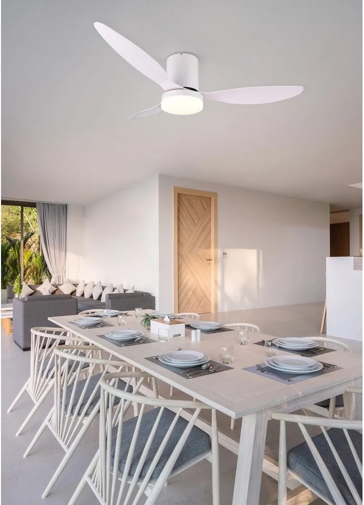 Plafonieră alb mat LED ø 132 cm Göteborg – Reality