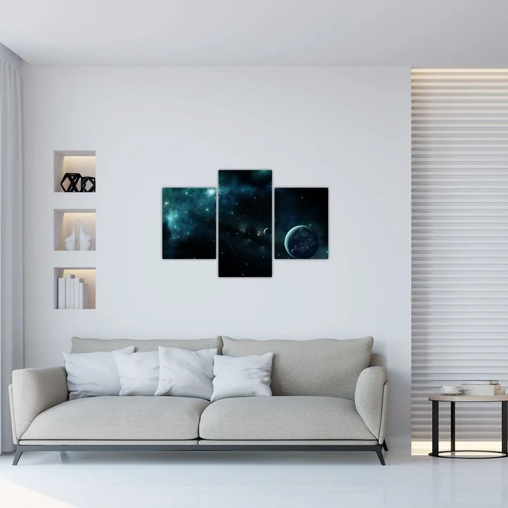 Tablou - Viața în spațiu (90x60 cm)