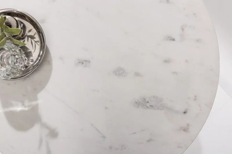 Masuta Noble marmura alb, argintiu