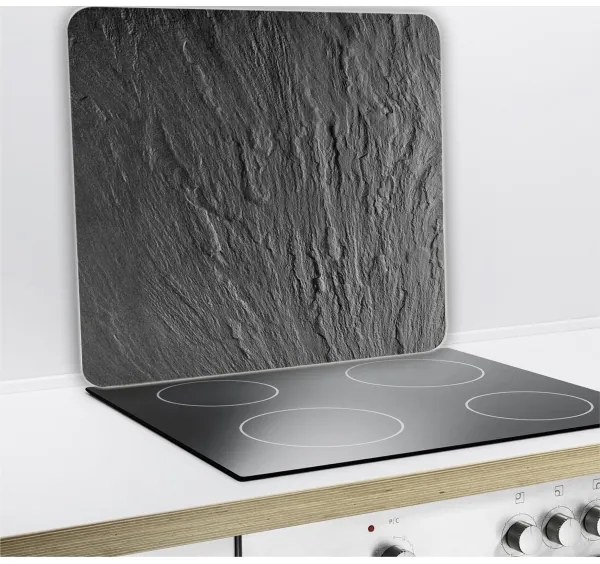 WENKO 2712984500 - Placă de acoperire NEUTRAL 56 x 50 cm, neagră/transparentă