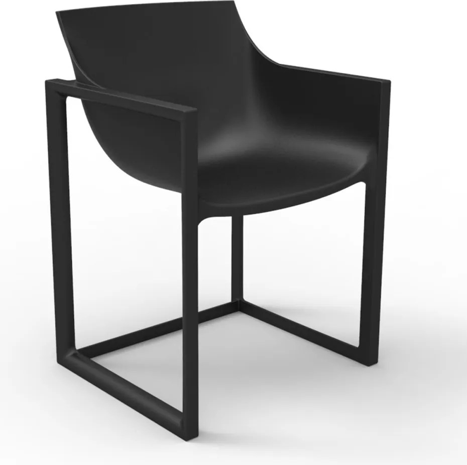 Set de 2 Scaune moderne cu brate de exterior / interior design premium WALL STREET ARMCHAIR 65006 Vondom