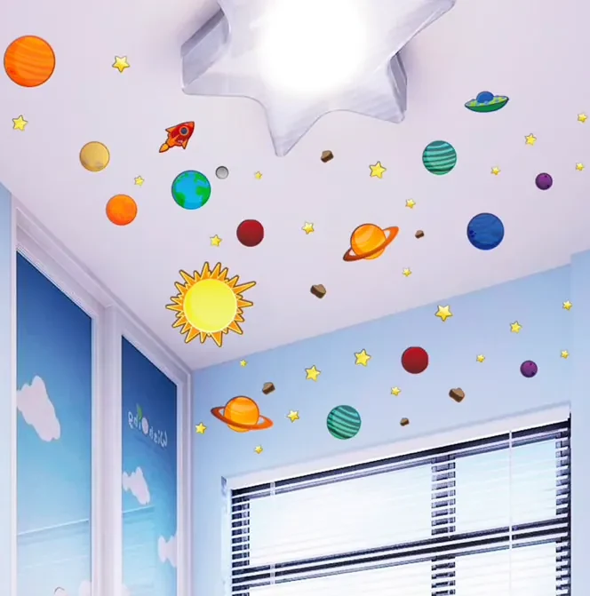 Autocolant de perete "Sistem solar 2" 50x170cm