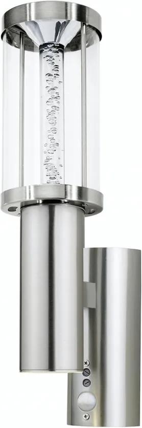 Aplica LED Trono Stick II sticla/otel inoxidabil, argintiu, 1 bec, 230 V, 280 lm