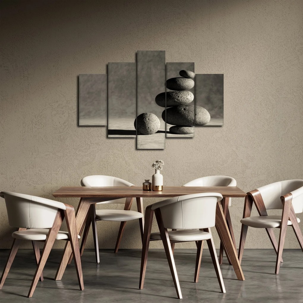 Tablou - Pietre gri (150x105 cm)