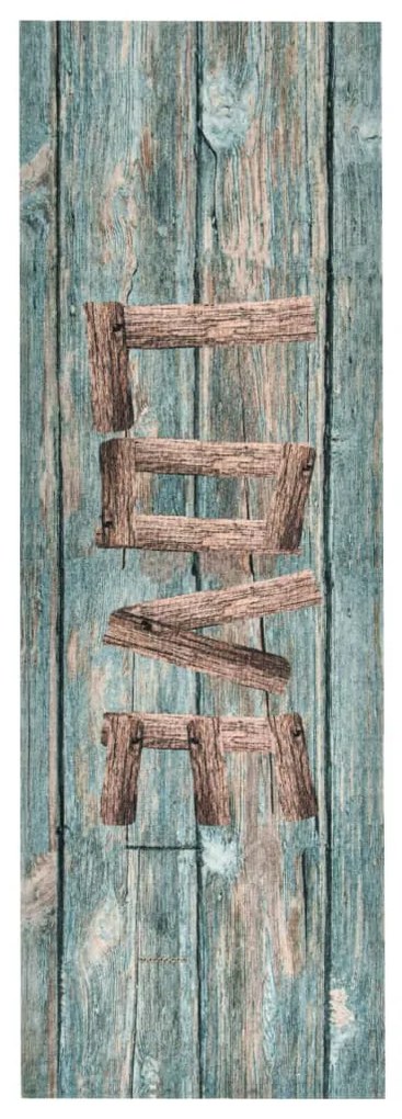 vidaXL Covoraș de bucătărie, lavabil, Love, 60 x 180 cm