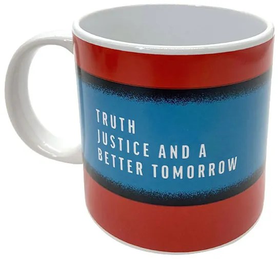 Superman Justice cană de porțelan 325 ml (11 oz) în cutie de cadou