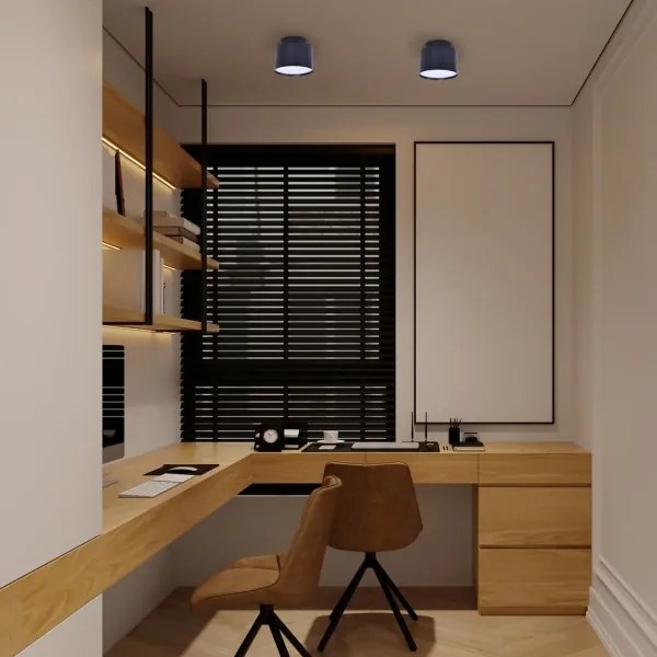 Plafonieră LED Rabalux 71319 OVIDIA LED/16W/230V 3000K negru