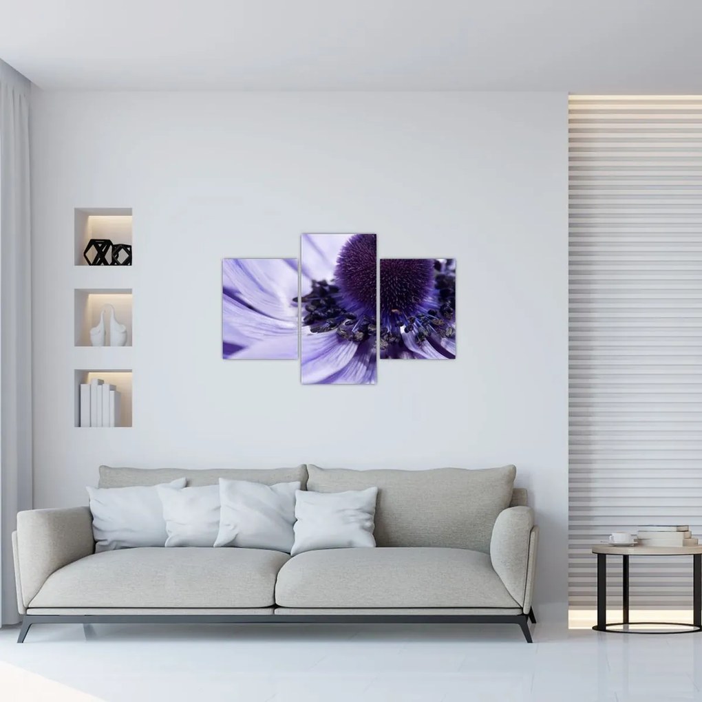 Tablou - Floare mov (90x60 cm)