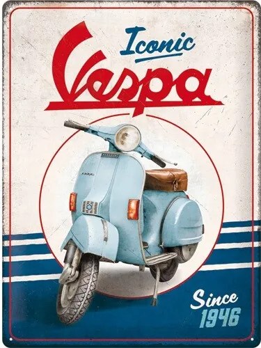 Placă metalică Vespa - 1946 - Iconic